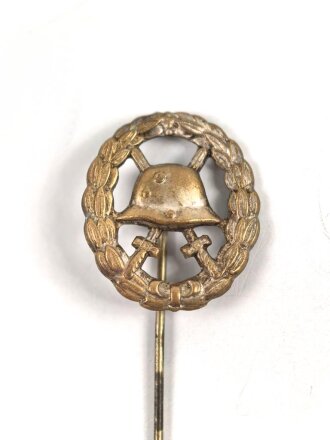 1.Weltkrieg, Verwundetenabzeichen silber 19mm, durchbrochene Ausführung