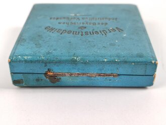 Verdienstmedaille in silber des " Bayerischen Industriellen Verbandes" Hersteller " Carl Poellath, Schrobenhausen, in Etui von Lauer Nürnberg