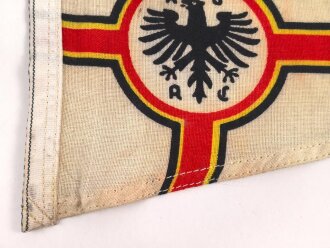 Fahrzeugwimpel ADAC , wohl Ausführung bis 1933. Maße 19,5 x 35cm