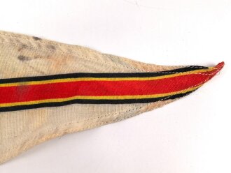 Fahrzeugwimpel ADAC , wohl Ausführung bis 1933. Maße 19,5 x 35cm
