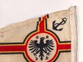 Fahrzeugwimpel ADAC , wohl Ausführung bis 1933. Maße 19,5 x 35cm