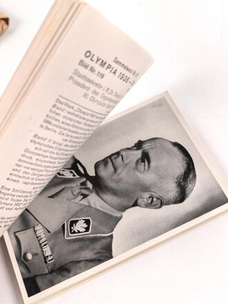 Olympia 1936 , Sammelbilderalbum Band I, Bilder Gruppe 53 mit 50 Bildern