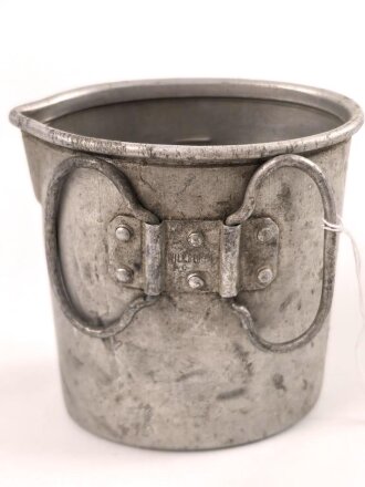 1.Weltkrieg, Trinkbecher aus Aluminium, Hersteller...