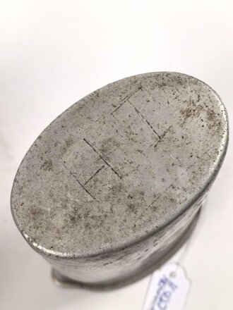 1.Weltkrieg, Trinkbecher aus Aluminium, Hersteller Wilhelm Berg 1914