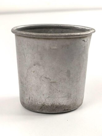 1.Weltkrieg, Trinkbecher aus Aluminium, Hersteller Aluminium und Metallwaren Fabrik Freising