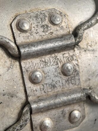 1.Weltkrieg, Trinkbecher aus Aluminium, Hersteller Aluminium und Metallwaren Fabrik Freising