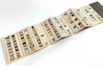 Ordenbänder " Katalog" Otto Schickle Pforzheim, zusammengefaltet 10 x 20,5cm