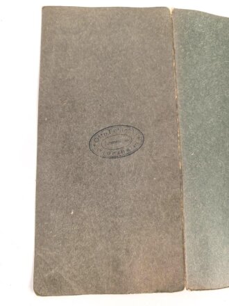 Ordenbänder " Katalog" Otto Schickle Pforzheim, zusammengefaltet 10 x 20,5cm