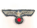 Küstenartillerie Kriegsmarine Brustadler, silbern handgestickt , für Küstenartilleriebeamte ?