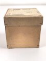 1.Weltkrieg, Feldpostpaket mit zu befüllender Metalldose. Maße des Karton 9 x 9 x 9cm