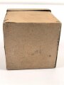 1.Weltkrieg, Feldpostpaket mit zu befüllender Metalldose. Maße des Karton 9 x 9 x 9cm