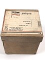1.Weltkrieg, Feldpostpaket mit zu befüllender Metalldose. Maße des Karton 9 x 9 x 9cm