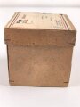 1.Weltkrieg, Feldpostpaket mit zu befüllender Metalldose. Maße des Karton 9 x 9 x 9cm