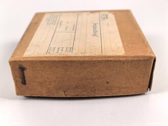 1.Weltkrieg, "Feldpostbrief" mit zu befüllendem Flachmann aus Metall. Maße des Karton 4 x 10,5 x 10,5cm