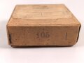 1.Weltkrieg, "Feldpostbrief" mit zu befüllendem Flachmann aus Metall. Maße des Karton 4 x 10,5 x 10,5cm