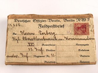 1.Weltkrieg, leerer "Feldposbrief", dieser...