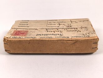 1.Weltkrieg, leerer "Feldposbrief", dieser gelaufen, Maße des Karton 14 x 8 x 2cm