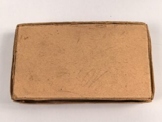 1.Weltkrieg, leerer "Feldposbrief", dieser gelaufen, Maße des Karton 14 x 8 x 2cm