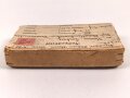 1.Weltkrieg, leerer "Feldposbrief", dieser gelaufen, Maße des Karton 14 x 8 x 2cm