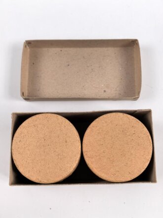 1.Weltkrieg, "Feldpostbrief" mit zu befüllenden Pappdosenl. Maße des Karton 14 x 7,5 x 7cm