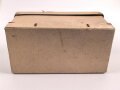 1.Weltkrieg, "Feldpostbrief" mit zu befüllenden Pappdosenl. Maße des Karton 14 x 7,5 x 7cm