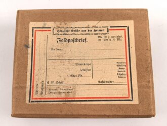 1.Weltkrieg, leerer "Feldpostbrief" Karton,...