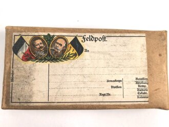 1.Weltkrieg, "Feldpost" Deckel, Maße des...