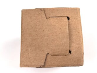 1.Weltkrieg, "Feldpostbrief" mit zu befüllender Pappdose. Maße des Karton 13 x 7 x 7cm