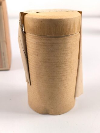 1.Weltkrieg, "Feldpostbrief" mit zu befüllender Pappdose. Maße des Karton 13 x 7 x 7cm