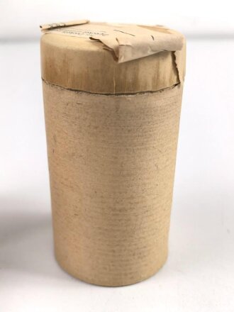1.Weltkrieg, "Feldpostbrief" mit zu befüllender Pappdose. Maße des Karton 13 x 7 x 7cm