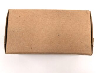 1.Weltkrieg, "Feldpostbrief" mit zu befüllender Pappdose. Maße des Karton 13 x 7 x 7cm