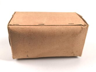 1.Weltkrieg, "Feldpostbrief" mit zu befüllender Pappdose. Maße des Karton 13 x 7 x 7cm