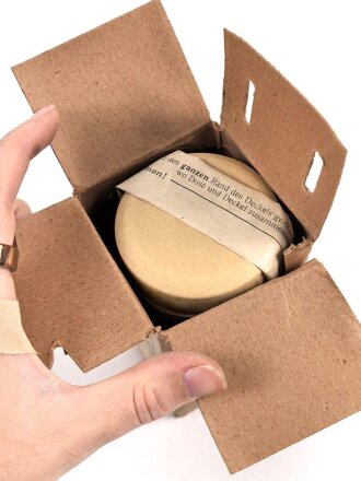 1.Weltkrieg, "Feldpostbrief" mit zu befüllender Pappdose. Maße des Karton 13 x 7 x 7cm