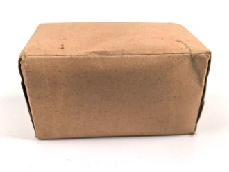 1.Weltkrieg, "Feldpostbrief" mit zu befüllender Pappdose. Maße des Karton 13 x 7 x 7cm