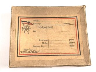 1.Weltkrieg, leerer "Feldpostbrief" Karton,...