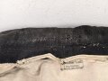 1.Weltkrieg Württemberg, Ersatzmantel aus schwarzem Tuch ( sogenannter Landsturmmantel) so 1914/15 in ermangelung feldgrauer Mäntel ausgegeben. Kammerstück I.R. 125, Wäscheetikett eines Angehörigen im Ers. Batl. Res, Infanterie Regiment 119 .