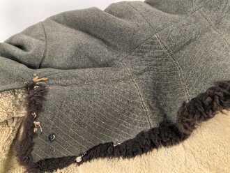 1.Weltkrieg , feldgrauer, schwerer Wintermantel in gutem Gesamtzustand, sieht man so auch bei der Fliegertruppe.