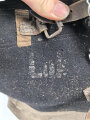 1.Weltkrieg, Paar Winter Überschuhe schwarzer Filz/ Leder. . Ungereinigt, Sohlenlänge 38cm. Anbei ein originales Foto im Ansichtskartenformat.