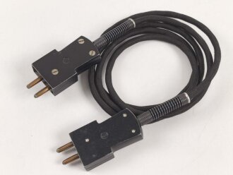 Verbindungskabel mit zweipoligem Stecker von Siemens.  Alter und Herkunft unbekannt