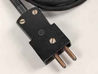 Verbindungskabel mit zweipoligem Stecker von Siemens.  Alter und Herkunft unbekannt