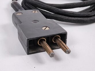 Verbindungskabel mit zweipoligem Stecker von Siemens.  Alter und Herkunft unbekannt