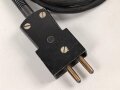 Verbindungskabel mit zweipoligem Stecker von Siemens.  Alter und Herkunft unbekannt