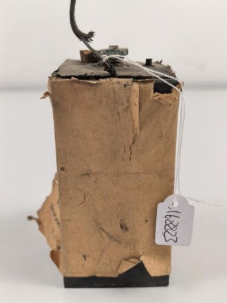 1.Weltkrieg , Feldelement von Siemens & Halske. Die Papierbanderole in schlechtem Zustand. Vollständig leer, dennoch KEIN VERSAND NACH ÜBERSEE