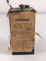 1.Weltkrieg , Feldelement von Siemens & Halske. Die Papierbanderole in schlechtem Zustand. Vollständig leer, dennoch KEIN VERSAND NACH ÜBERSEE