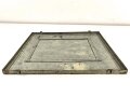 Gehäusedeckel Wehrmacht, Aussenmaße 37,5 x 44cm. üebrlackiertes Stück
