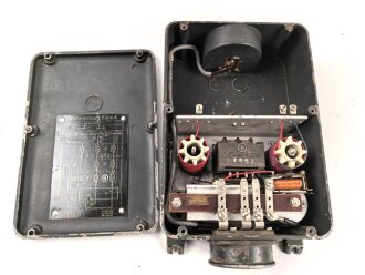 Wehrmacht, Umformer Typ EUa4 für Panzerfunkgeräte. Originallack, datiert 1943, unvollständiges Stück.