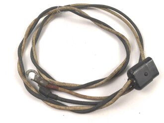 Wehrmacht, Anschlusskabel Fu30, Mantel trocken, sonst gut