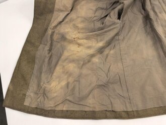 Mantel für Angehörige im NS Kraftfahrkorps NSKK. getragenes , ungereinigtes Eigentumstück.