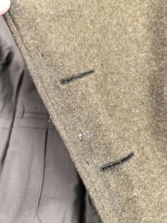 Mantel für Angehörige im NS Kraftfahrkorps NSKK. getragenes , ungereinigtes Eigentumstück.