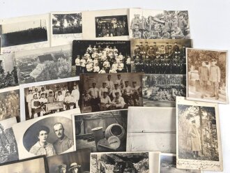 1.Weltkrieg, Konvolut 50 Fotos, meist in Postkartenformat